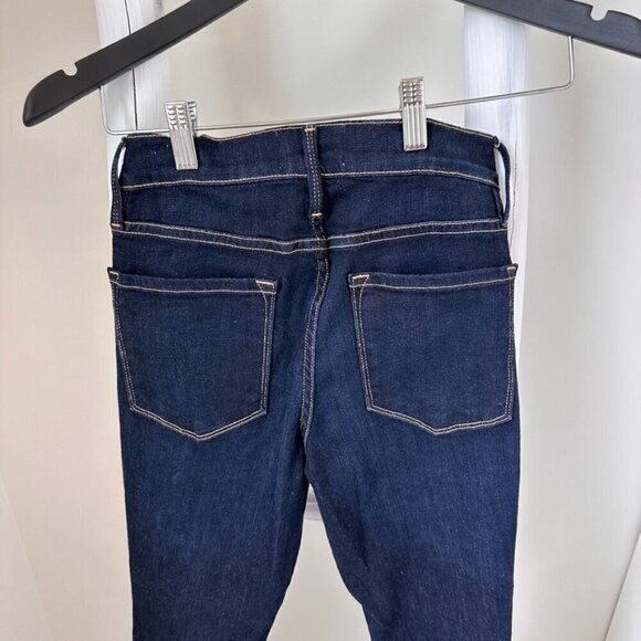 Frame Le Skinny de Jeanne Ankle Dark Skinny Jeans SZ 26 - Picture 5 of 12